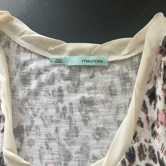 Sleeveless animal print tunic - Picture 5 of 5